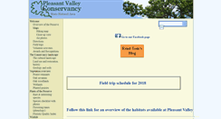 Desktop Screenshot of pleasantvalleyconservancy.org